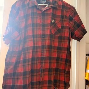 Middle of Beyond Krampus button up